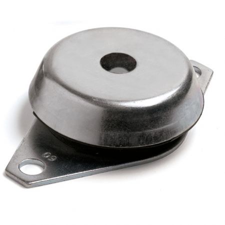 ANTIVIBRANTE A CAMPANA CON FORO PASSANTE